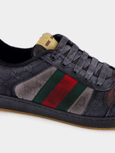 Gucci Dark Blue Low-Top Calfskin Sneakers