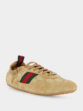 Gucci Light Beige GG Canvas Shift Trainers