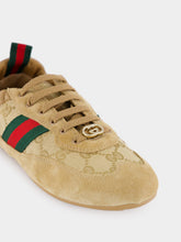Gucci Light Beige GG Canvas Shift Trainers