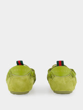 Gucci Bright Green Fabric Shift Trainers