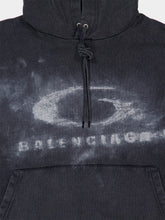 Balenciaga Washed Crayon Loop Hooded Sweatshirt