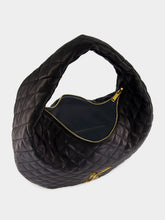 Saint Laurent Black Icare Quilted Nappa Hobo Bag