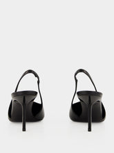 Saint Laurent Black Babylone Breteuil Slingback Pumps