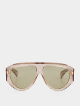 Gucci Light Pink Mask Frame Sunglasses