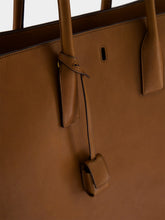 Saint Laurent Toasted Brown Sac de Jour Large Leather Handbag