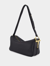 Gucci Black Half Horsebit Medium Shoulder Bag