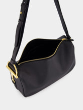 Gucci Black Half Horsebit Medium Shoulder Bag