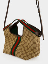 Gucci Beige and Brown Giglio Small Tote Bag