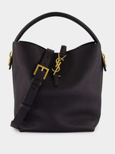 Saint Laurent Black Le 37 Supple in Grained Leather