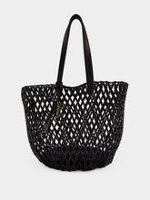 Saint Laurent Black Panier Soup Calfskin Shoulder Bag