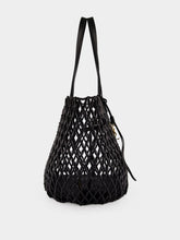 Saint Laurent Black Panier Soup Calfskin Shoulder Bag