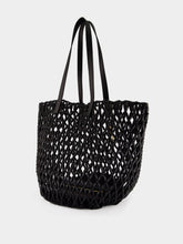 Saint Laurent Black Panier Soup Calfskin Shoulder Bag