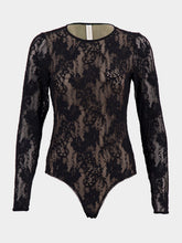 Zimmermann Black Lace Bodysuit