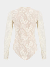 Zimmermann White Lace Bodysuit