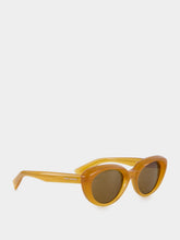 Saint Laurent Mustard SL 859 Cat-Eye Sunglasses