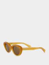 Saint Laurent Mustard SL 859 Cat-Eye Sunglasses