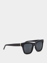 Saint Laurent Black SL M156 Square Sunglasses