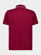 Saint Laurent Bordeaux Cassandre Cotton Piqué Polo