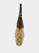Gucci Sand and Brown GG Jackie Slim Shoulder Bag