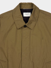 Saint Laurent Taupe Caucase Cassandre Short Jacket in Cotton Serge