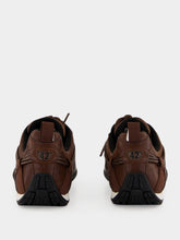 Balenciaga Brown and Black Radar Leather Sneakers