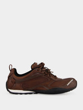 Balenciaga Brown and Black Radar Leather Sneakers