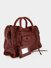 Balenciaga Berry Red Le City Medium Leather Handbag