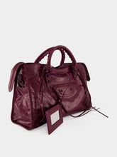 Balenciaga Plum Le City Medium Leather Bag