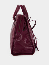 Balenciaga Plum Le City Medium Leather Bag