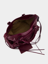 Balenciaga Plum Le City Medium Leather Bag