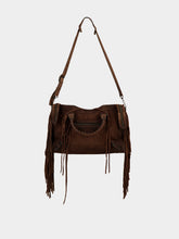 Balenciaga Light Espresso Le City Medium Fringe Bag