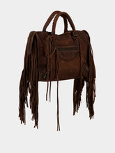 Balenciaga Light Espresso Le City Medium Fringe Bag
