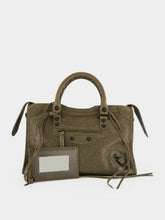 Balenciaga Army Green Le City Small Lambskin Bag