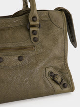 Balenciaga Army Green Le City Small Lambskin Bag