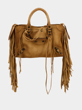 Balenciaga Camel Le City Small Fringe Bag