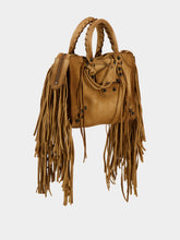 Balenciaga Camel Le City Small Fringe Bag