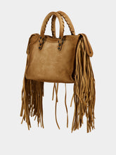Balenciaga Camel Le City Small Fringe Bag