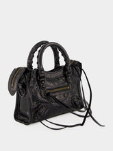 Balenciaga Black Le City Nano Arena Lambskin Shoulder Bag