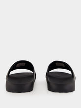 Balenciaga Black Sporty Pool Slide Sandals