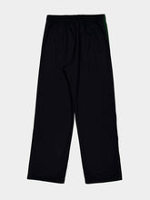 Gucci Dark Blue Silk Cotton Wide-Leg Trousers