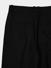 Saint Laurent Black Wool Gabardine Bermuda Trousers