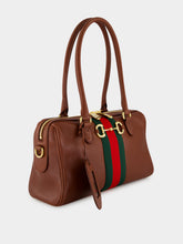 Gucci Chestnut Borsetto Medium Leather Boston Bag