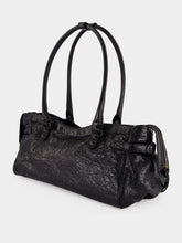Balenciaga Black East-West Leather City Bag