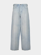 Balenciaga Light Blue Organic Cotton Japanese Twill Pants