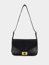 Balenciaga Black Clicca Medium Shoulder Bag