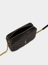 Saint Laurent Black Loulou Medium Matelassé Lambskin Camera Bag