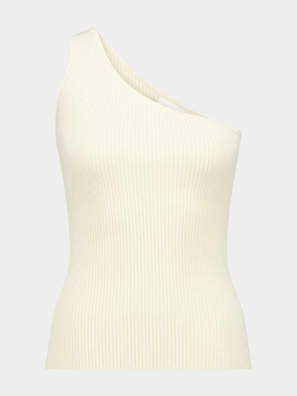 Cream Wylie One-Shoulder Top