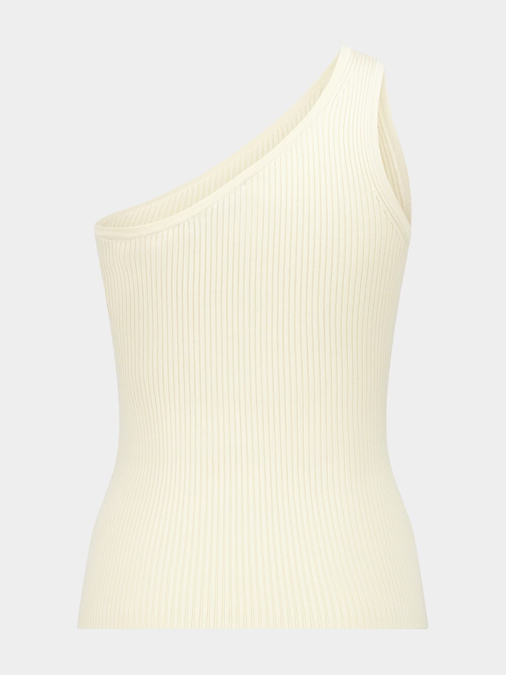 Cream Wylie One-Shoulder Top