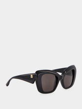 Balenciaga Black Diva Butterfly Acetate Sunglasses