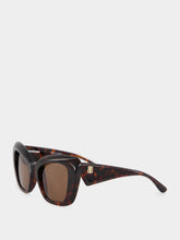 Balenciaga Havana Diva Butterfly Acetate Sunglasses